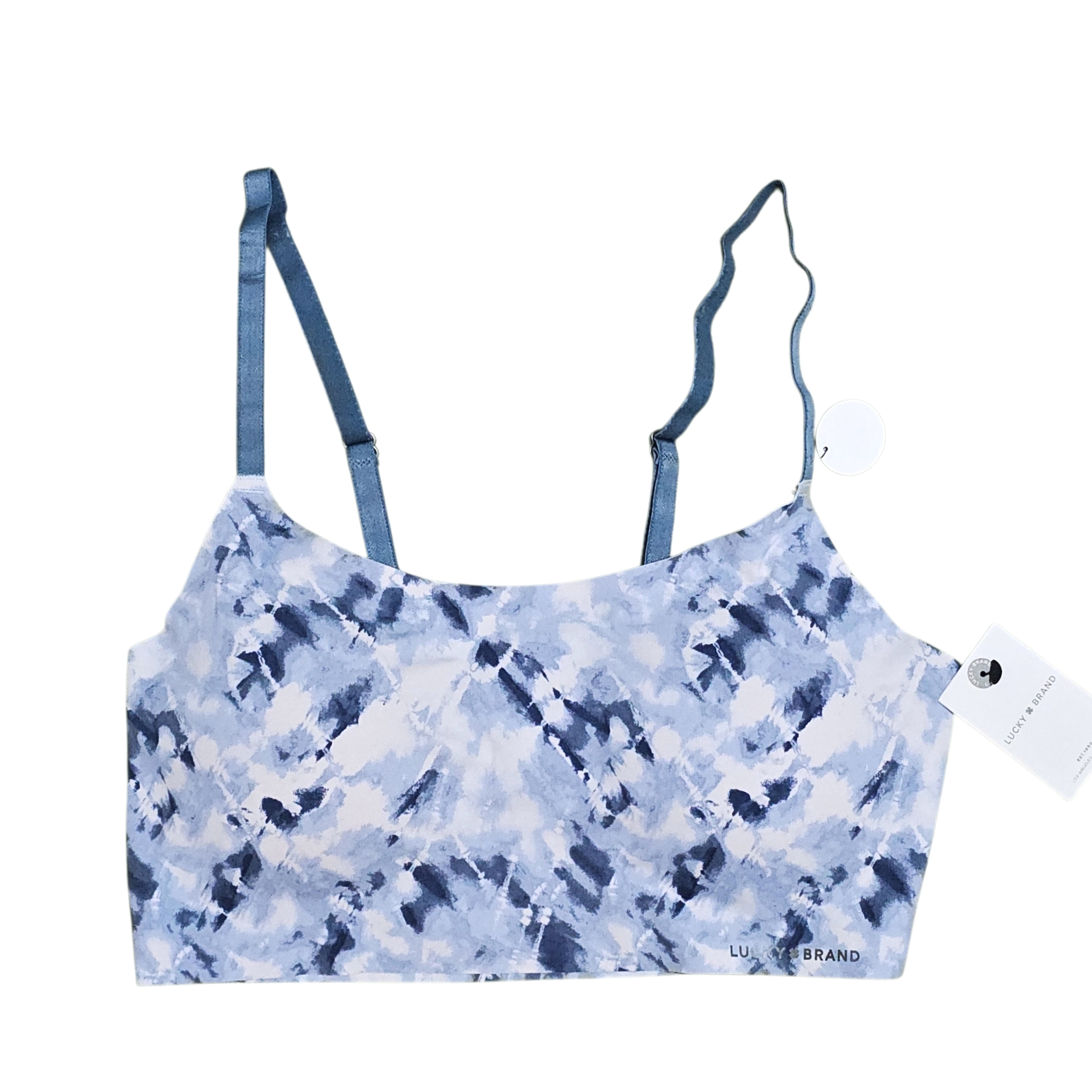 Lucky Brand Tie Dye Wireless Bralette Womens Medium